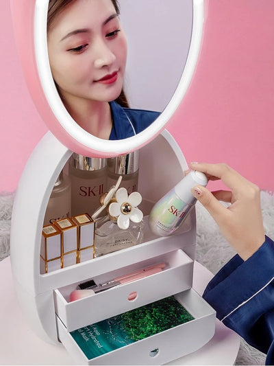 Cosmetic Mirror Organizer